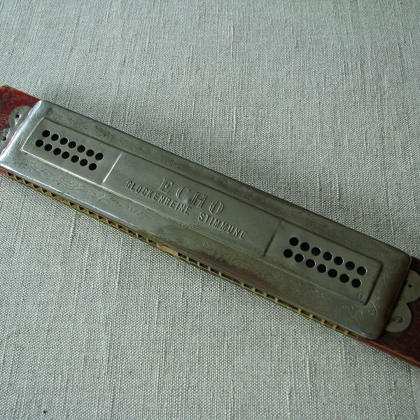 Vintage Chromatic Harmonica German Mouth-organ HOHNER (Key of C, D, A, G).