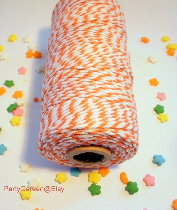 Thick Bakers Twine Orange - 100 yard Spool - 12 ply Il_570xn
