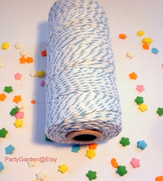 Thick Bakers Twine Light Baby Blue - 100 yard Spool - 12 ply Il_570xn