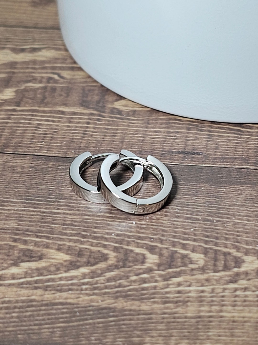 Dainty Silver Hoop Earrings Huggie Hoop Earrings Sterling Etsy