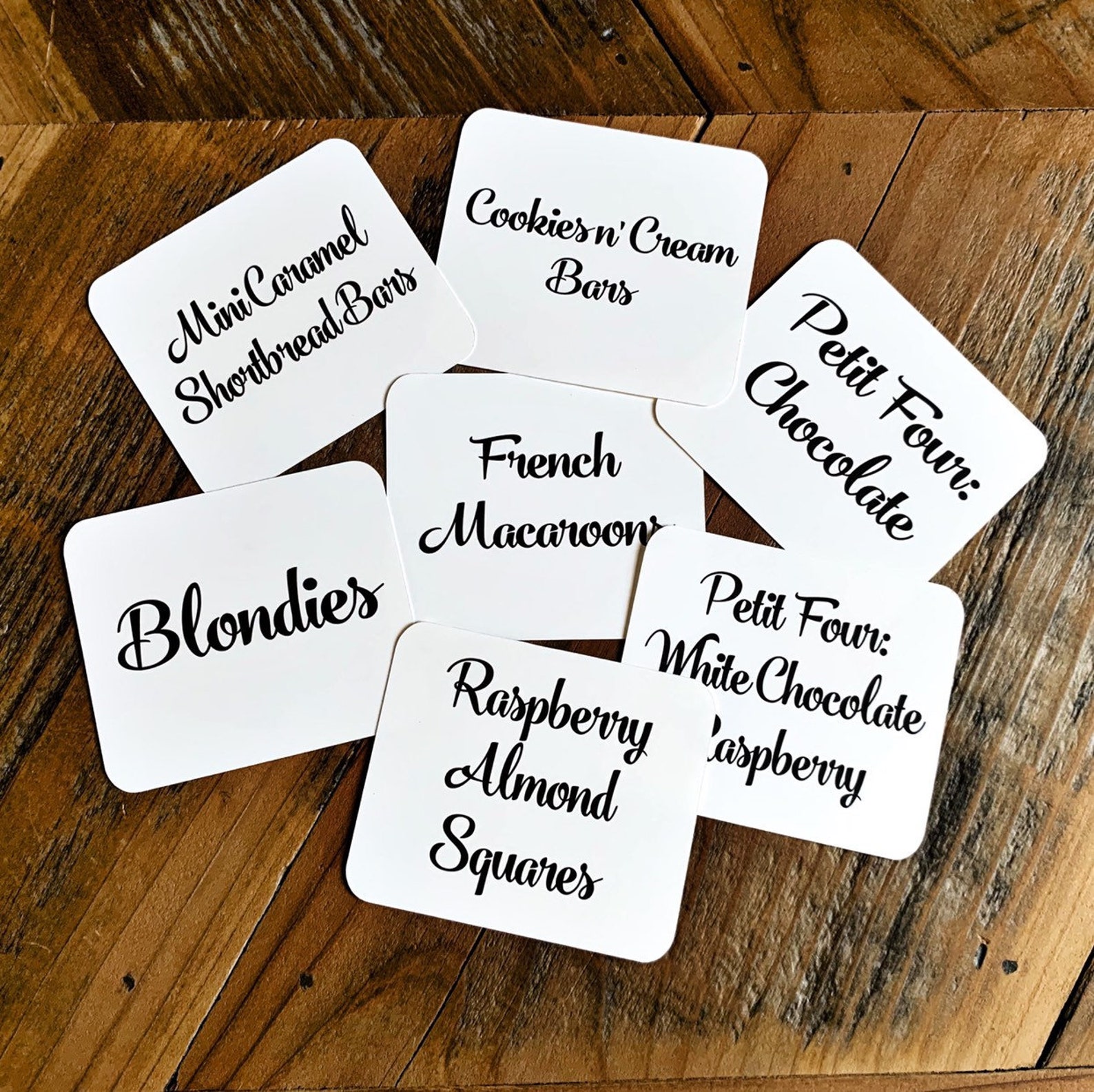 Dessert Table Signs Dessert Table Labels Buffet Table Signs Etsy