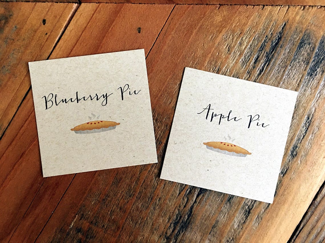 Dessert Table Signs Dessert Table Labels Buffet Table Signs Etsy