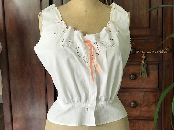 Victorian Edwardian chemise corset cover