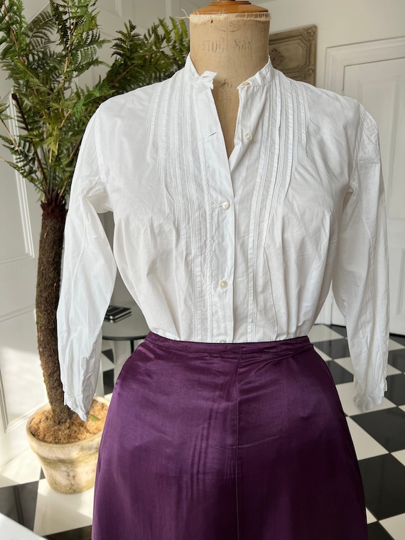 Victorian Edwardian blouse shirt collar 1900s … Gem