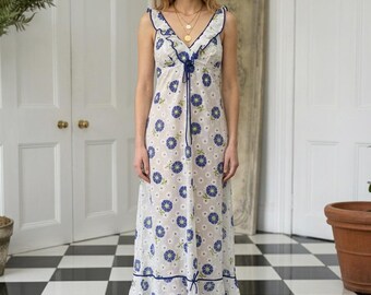 1970s floral Maxi dress unworn