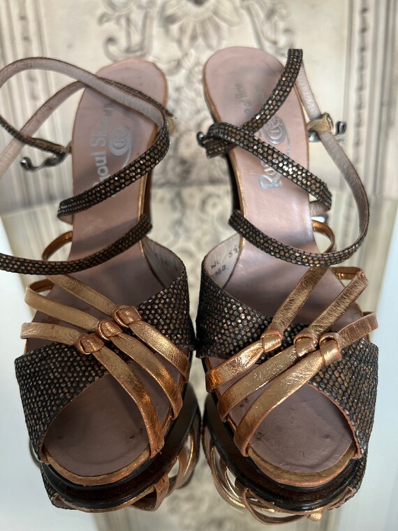 1930s high heel sandals shoes - image 6