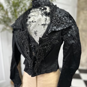 ジャケット・アウター 1900s English Cotton Tulle Lace Jacket Vintage Tulle Jacket - Etsy - Page 4