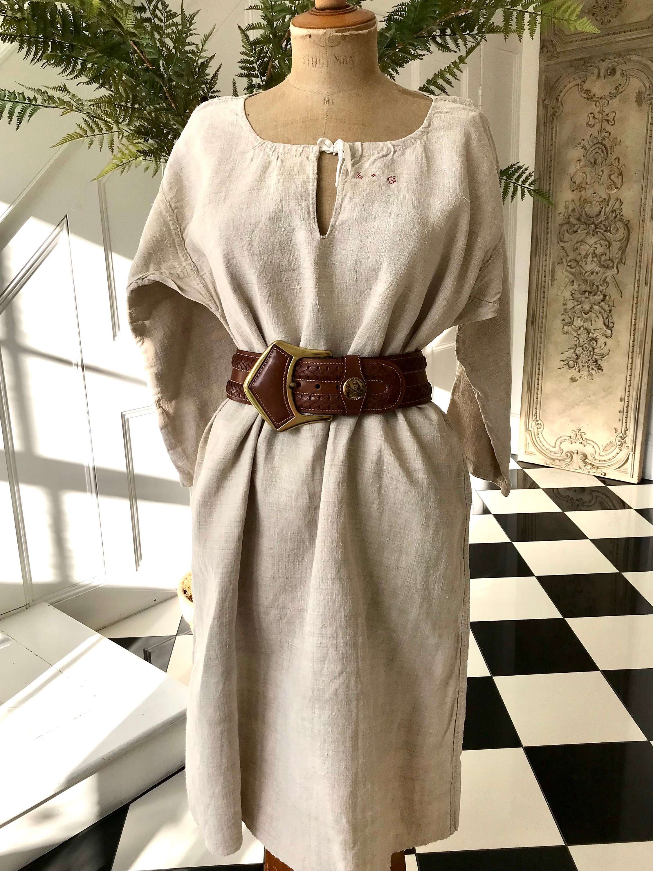 French 1800s Hemp Linen Rustic Farmers Shirt Smock Dress - Etsy French 1800s Hemp Linen Rustic Farmers Shirt Smock Dress - Etsy