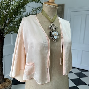 Silk Bed Jacket - Etsy UK