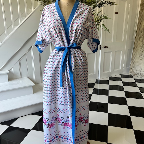 Vintage 1970 Duster coat robe