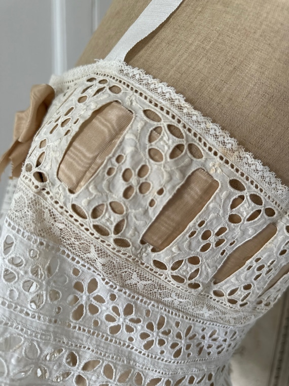 Edwardian broderie anglaise chemise camisole - image 10