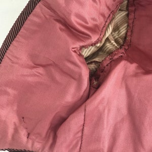 Victorian / Edwardian silk satin and velvet jacket bolero image 10
