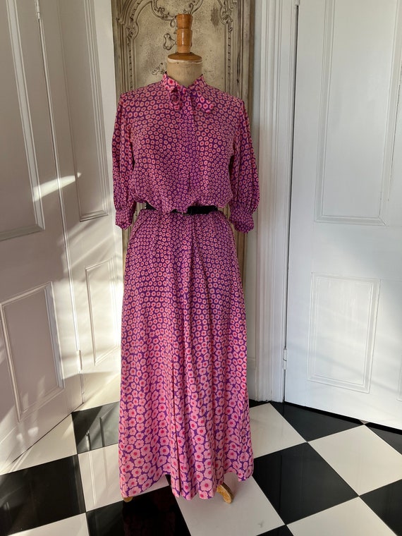 dior silk maxi dress