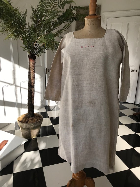 ワンピース 19th French Hemp Linen Farmer's Smock il_fullxfull.6531383599_4uv4.jpg