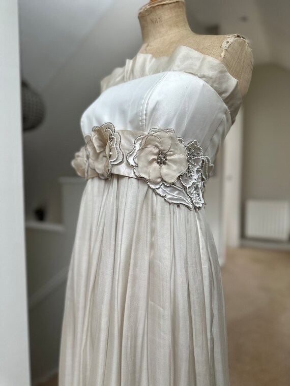 grecian silk dress