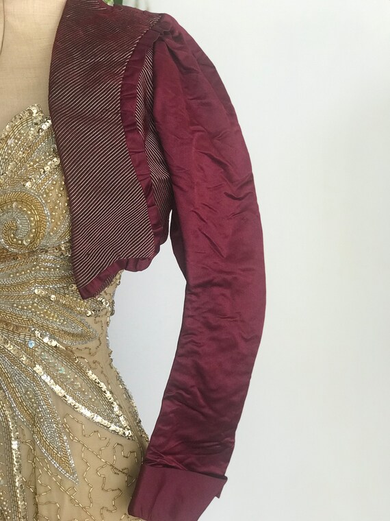 Victorian / Edwardian silk velvet jacket bolero