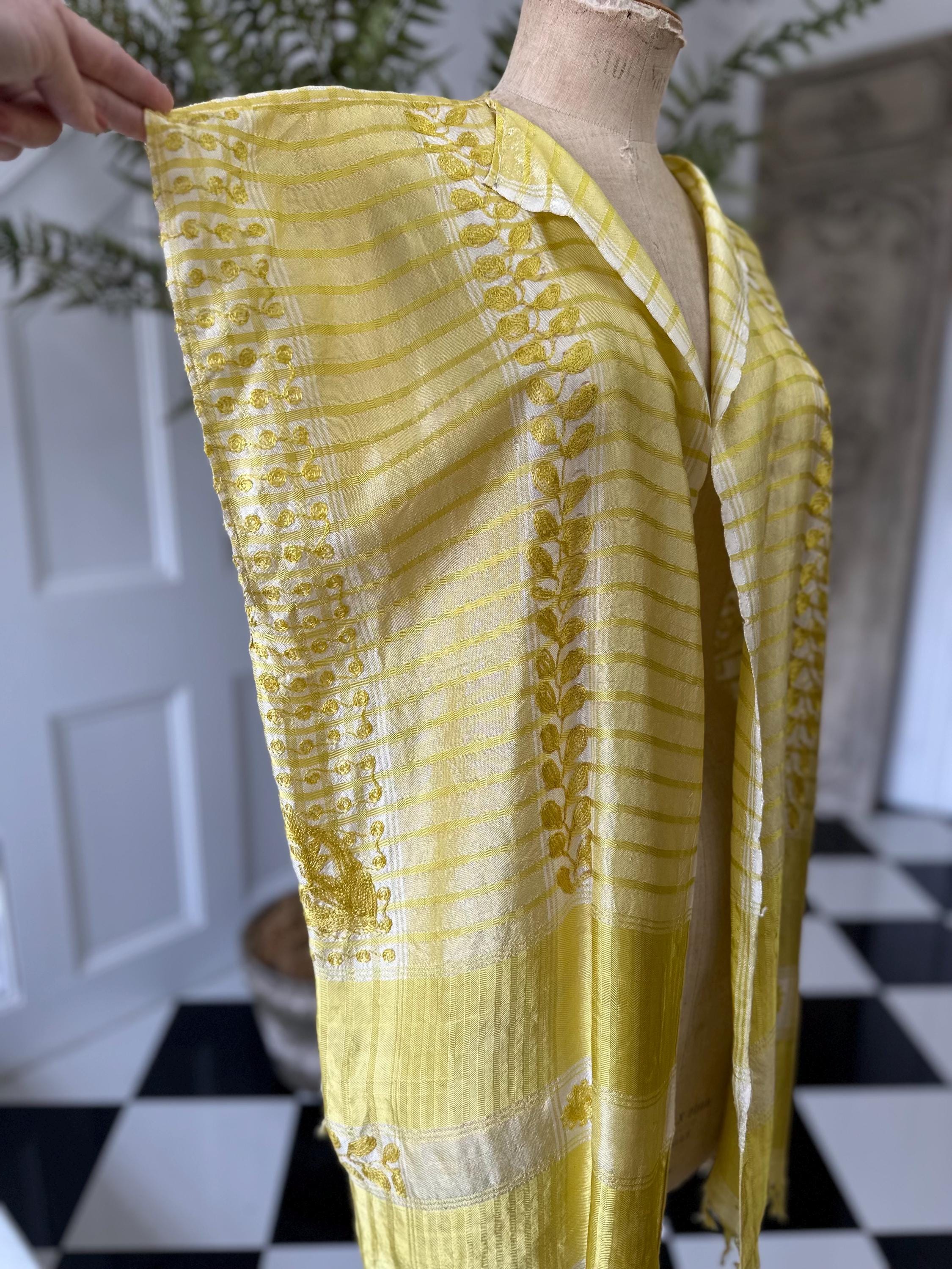slim fit dress slacks Kritika Jaal Suit fabric set on Munga Kota (Unstitched)- Lemon – Zarinama main image 0