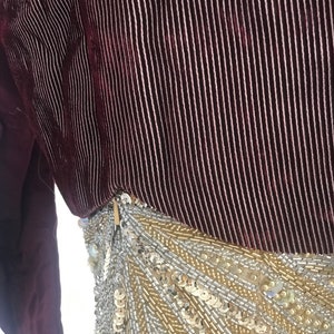 Victorian / Edwardian silk satin and velvet jacket bolero image 6