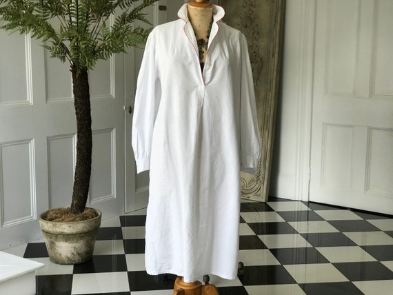 Antique Edwardian loose smock shirt dress mens shi