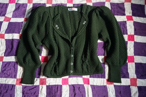 80s does 30s/40s Puff shoulder Victorian sleeve Ha