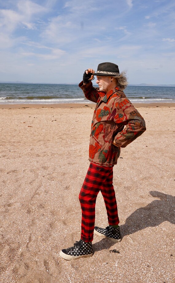 Orvis Embroidered Patchwork Duster Jacket: Earthy… - image 3