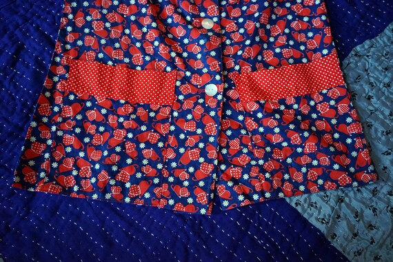 1960s Novelty Print Cotton Calico Folk/Hippie/Flo… - image 8