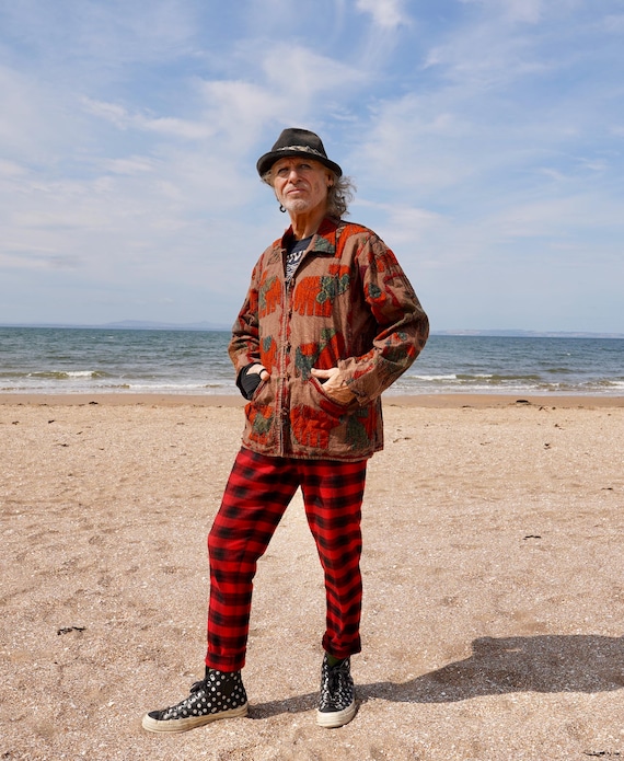 Orvis Embroidered Patchwork Duster Jacket: Earthy… - image 1