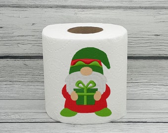 Christmas Gnome Embroidered Toilet Paper