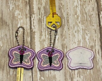 Butterfly key cover, key chain, bug keychain, key fob, keyfob, birthday gifts,  party favors, grab bag, Christmas gifts, stocking stuffers