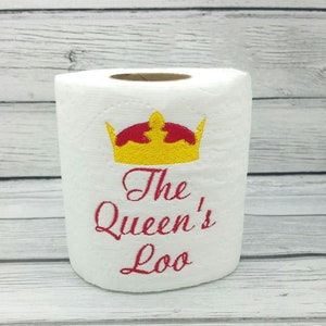 Carta igienica ricamata The Queens Loo