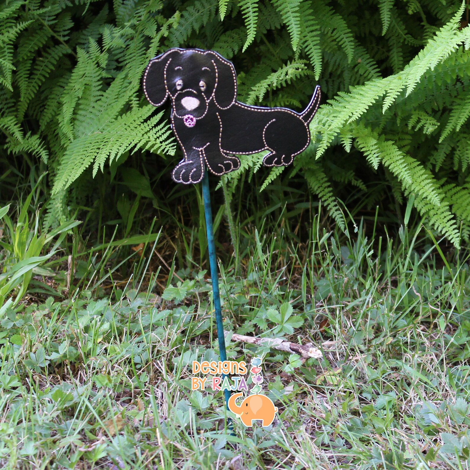 Dachshund garden stake garden decor plant gift new home Etsy