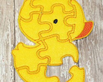 Duck Ducking Felt Puzzle, Busy Bag Games, Fine Motor Skills, Educational Montessori Toys, Sensory Play, Birthday Party Favors, Easter Basket