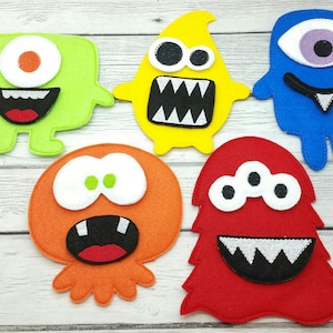 Monsterbouwset, leerspel voor kinderen, drukke tas, educatief speelgoed, educatief speelgoed, reisactiviteiten peuter, kleinigheidjes, kerstcadeaus voor kinderen, kerstcadeaus voor kinderen