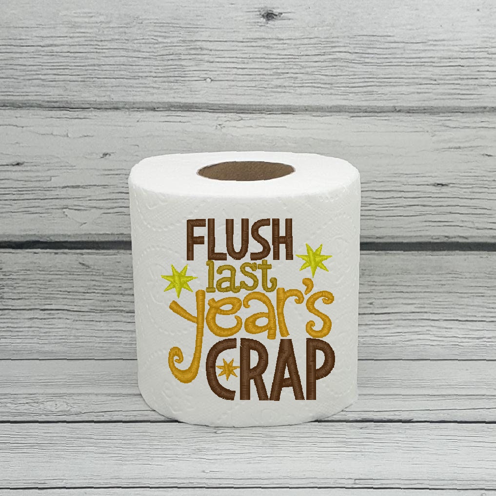 Spüle Letzte Jahre Crap Besticktes Toilettenpapier | Etsy