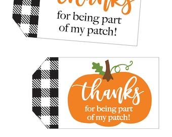 PumpkinPatch-printable gift tags