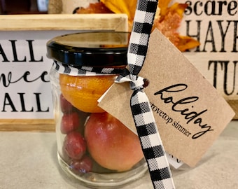 Holiday Stovetop Simmer-printable gift tags