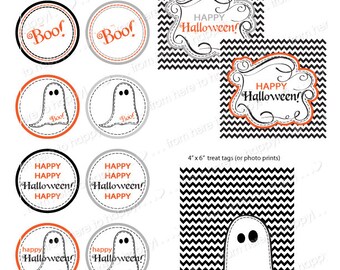Halloween treat bag or gift tags