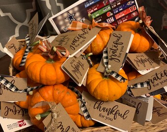 Thankful, Grateful-printable gift tags