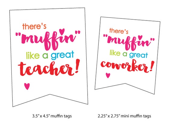 There's muffin Like a Great Teacher or - Etsy