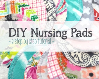 Nursing Pads DIY PDF Sewing Tutorial and Pattern