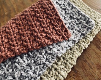 Simple Texture Dish Cloth Crochet Pattern