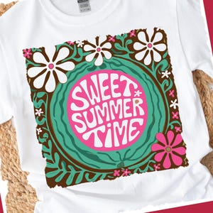 Watermeloen zomer png, retro zomer png, girly zomer png zoete zomer png, voor- en achterkant 300 dpi png, trendy zomer png, dtf, dtg