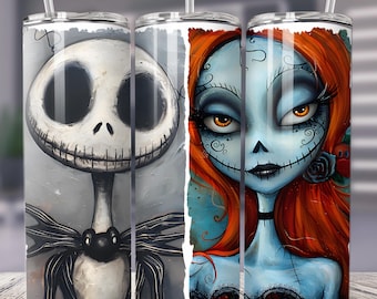 Tumbler Wrap: Halloween Gothic Romance (Digital Download, 300 DPI PNG)