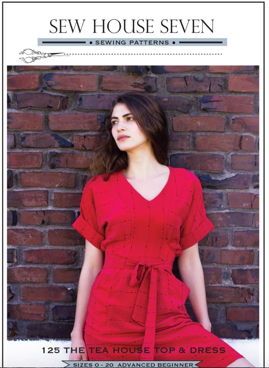Tea House Top And Dress Sew House Seven