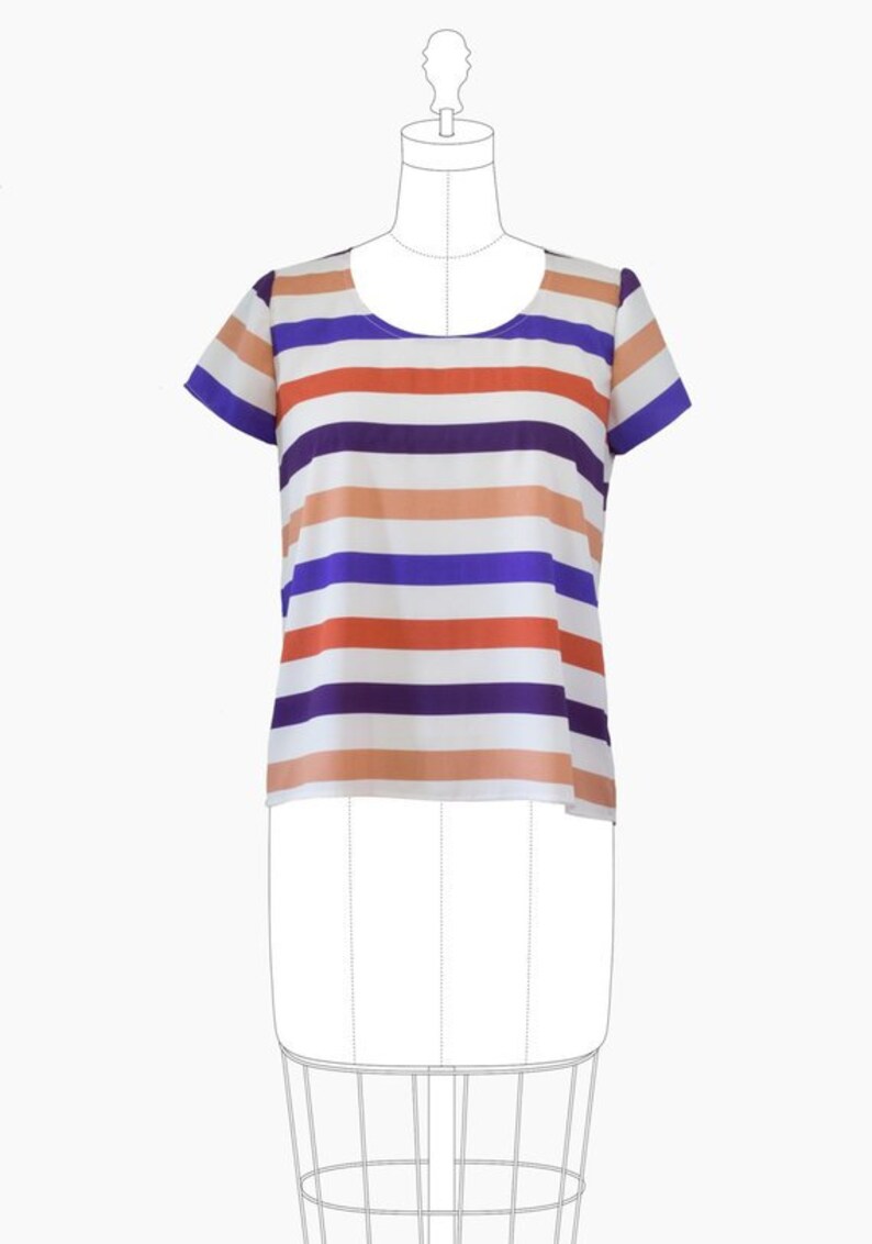 The Scout Tee in Sequins Garment Sewing KIT