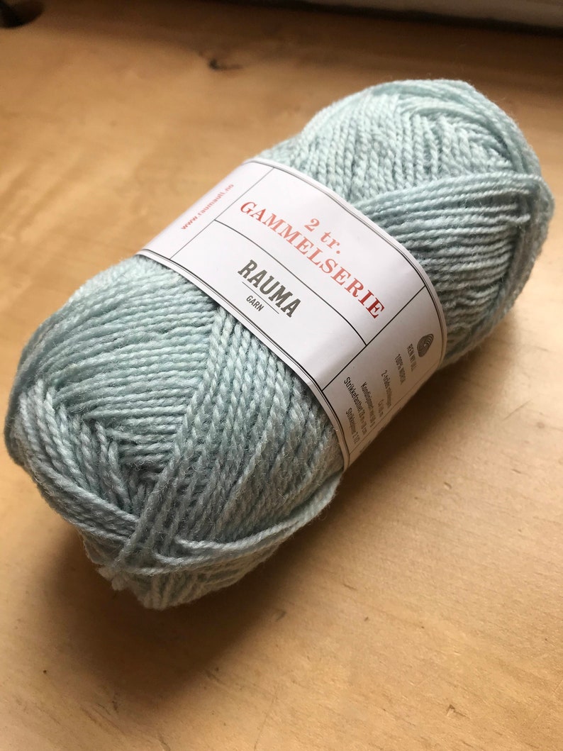 2 Ply Gammelserie in Light BLue by Rauma