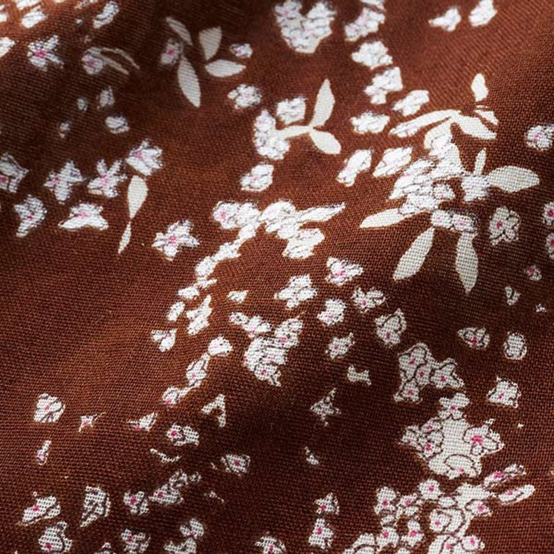 Nani Iro Lei Nani in Brown 100/% Cotton Double Gauze