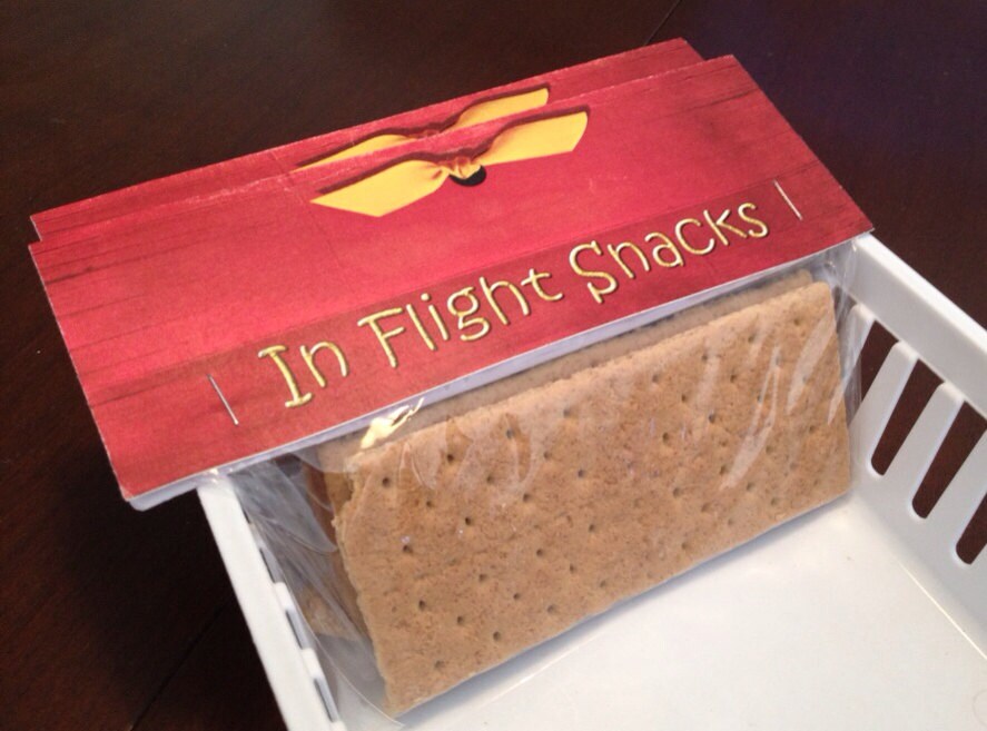 Airplane Party Printable Snack Bag Topper DIY Template Etsy