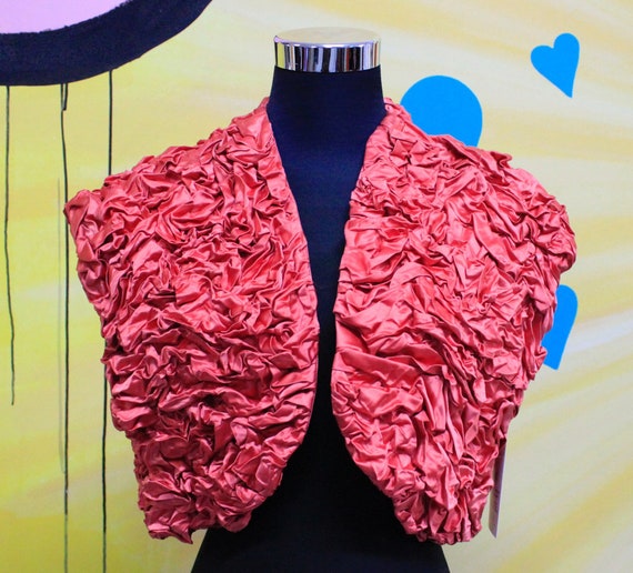 Vintage, 80s, 90s, Shrug, Evening, Jacket, bolero,