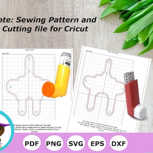Proair and Ventolin Inhalers - Sewing Patterns and Cutting Machine Files